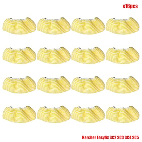 JUNPIY Ersatz-Mikrofaser-Reinigungstuch, Wischpad-Abdeckung, for Easyfix SC2 SC3 SC4 SC5 Handstaubsauger, Steam Mop-Teile Dampfreiniger-Zubehör(Set4) von JUNPIY
