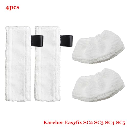 JUNPIY For Easyfix SC2 SC3 SC4 SC5 Dampf-Handreiniger Mikrofaser-Reiniger Wischpad Wischlappen Teile Moppköpfe Tuchzubehör Dampfreiniger-Zubehör(Set-13) von JUNPIY