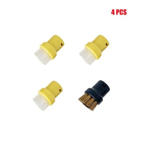 JUNPIY For SC1 SC2 SC3 SC4 SC5 SC7 CTK10 Dampfreiniger-Aufsätze, Ersatz-Reinigungsbürsten for runde Sprinklerdüsenköpfe Dampfreiniger-Zubehör(4 pcs-02) von JUNPIY