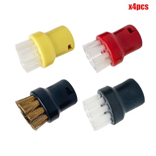 JUNPIY Neue Nylonbürstenteile for SC1 SC2 SC3 SC4 SC5 SC7 CTK10 Handdampfreiniger-Reinigungsbürsten Sprinklerdüse Dampfreiniger-Zubehör(Set9) von JUNPIY