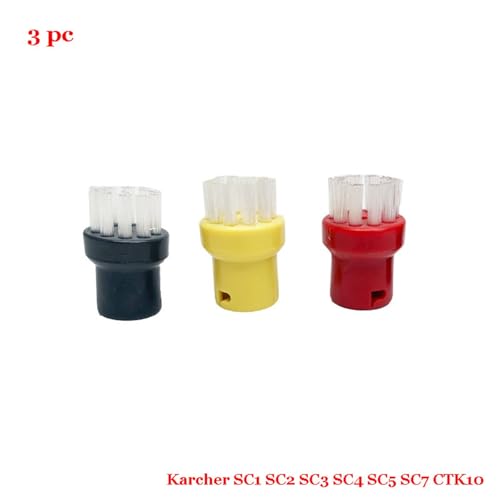 JUNPIY Neue Reinigungsbürsten for Dampfstaubsaugerkopfteile SC1 SC2 SC3 SC4 SC5 SC7 CTK10 CTK20 Leistungsstarke Düsenreinigungsbürste Dampfreiniger-Zubehör(3 pc) von JUNPIY