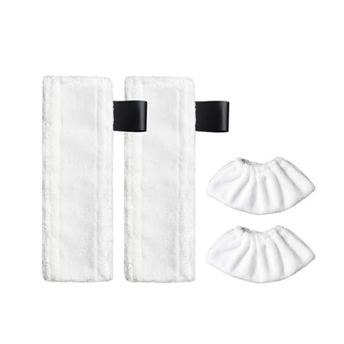 JUNPIY Pad-Stoffbezug for EasyFix SC2 SC3 SC4 SC5 Robotic-Staubsauger, Steam Mop-Stofflappen, Ersatzteile, Ersatz Dampfreiniger-Zubehör(Set1) von JUNPIY