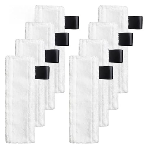 JUNPIY Steam Mop Tuch for Easyfix SC2 SC3 SC4 SC5 Pocket PadsCleaner Mikrofaser Boden Kleidung Zubehör Dampfreiniger-Zubehör(8pcs) von JUNPIY
