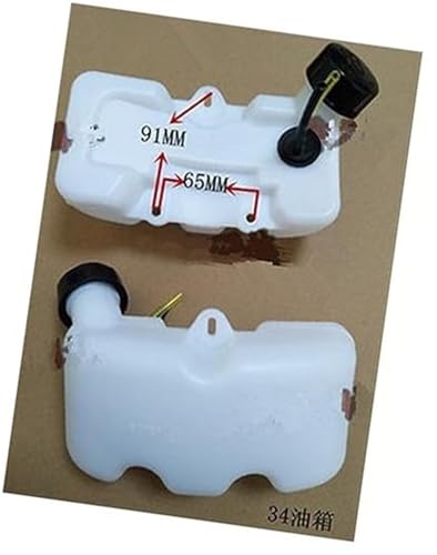 JUNPIY TRIMMER-KRAFTSTOFFTANK VERSCHIEDENE, for CHINESISCH, for Robin, STRIMMER-BÜRSTENSCHNEIDER, HECKEN-RASENTRIMMER-SPRAYER-TEILE, for KOMATSU, für Tankdeckel(BLACK 34F) von JUNPIY