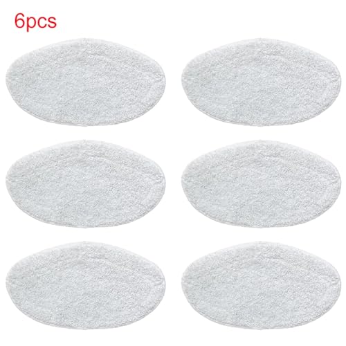 JUNPIY Waschbare Wischlappen Polti Kit Vaporetto PAEU0332 Dampfstaubsauger Mikrofaser Ersatzteile Zubehör Dampfreiniger-Zubehör(6pcs) von JUNPIY