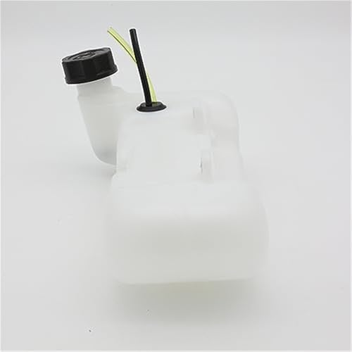 JUNPIY Weißer Kraftstofftank, for Trimmer Freischneider Strimmer 40-5 CG BG 430 520 43CC 52CC 47CC Motorrad Benzin Fahrradzubehör Tankdeckel von JUNPIY
