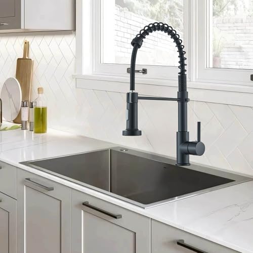 Armatur Küche Wasserhahn Ausziehbar Küche 360° Drehbar Wasserhahn Küche Küchenarmatur mit 2 Schläuche Kaltem und Heißem Wasser Vorhanden Armatur Küche Wasserhahn Ausziehbar Küche 360° Drehbar Wasserhahn Küche Küchenarmatur mit 2 Schläuche Kaltem und Heißem Wasser Vorhanden von JUNSOTTOR