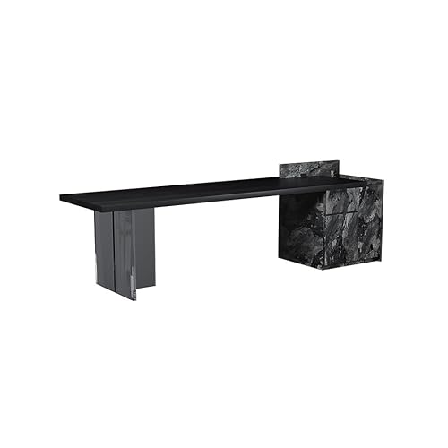 JUNXIAN Teetisch Computertische Einfache kleine Einzel-Chef-Bürocomputer-Werkbank aus Massivholz, Teeempfangstisch for das Wohnzimmer zu Hause, geeignet for Unternehmen und Privathaushalte Couchtisch von JUNXIAN