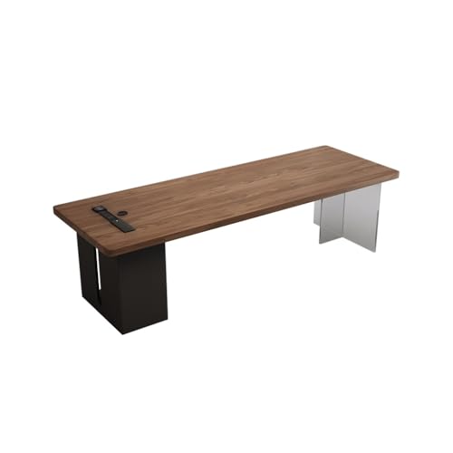 Teetisch Computertische Einfache, transparente Hängebüromöbel aus Massivholzacryl, geeignet for die Werkbank des Firmenchefs, moderner, kreativer Computertisch for das Schlafzimmer zu Hause Couchtisch von JUNXIAN