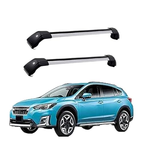 JUNYEW (1 Paar) Dachgepäckträger Dachträger für Subaru XV e-Boxer SUV 2019 2020 2021 2022 2023 -Aluminium,Q von JUNYEW
