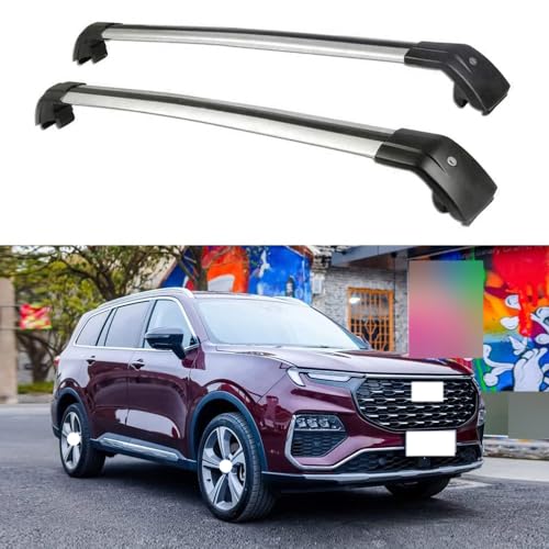 JUNYEW 2 Stück Aluminium Dachträger Relingträger für Ford Equator 2020,Dachgepäckträger-Alu Relingträger,für Fahrradträger,Dachboxen Oder Als Skihalter,C JUNYEW 2 Stück Aluminium Dachträger Relingträger für Ford Equator 2020,Dachgepäckträger-Alu Relingträger,für Fahrradträger,Dachboxen Oder Als Skihalter,C von JUNYEW