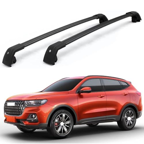 JUNYEW 2 Stück Aluminium Dachträger Relingträger für Haval H6 SUV 2021+,Dachgepäckträger-Alu Relingträger,für Fahrradträger,Dachboxen Oder Als Skihalter,A JUNYEW 2 Stück Aluminium Dachträger Relingträger für Haval H6 SUV 2021+,Dachgepäckträger-Alu Relingträger,für Fahrradträger,Dachboxen Oder Als Skihalter,A von JUNYEW
