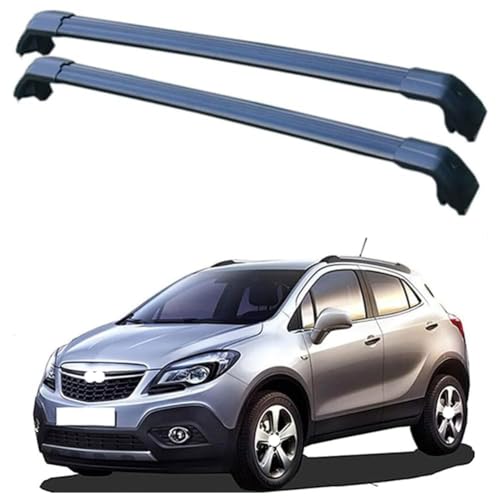 JUNYEW 2 Stück Aluminium Dachträger Relingträger für Opel Mokka 5dr SUV 2012-2016,Dachgepäckträger-Alu Relingträger,für Fahrradträger,Dachboxen Oder Als Skihalter,A JUNYEW 2 Stück Aluminium Dachträger Relingträger für Opel Mokka 5dr SUV 2012-2016,Dachgepäckträger-Alu Relingträger,für Fahrradträger,Dachboxen Oder Als Skihalter,A von JUNYEW
