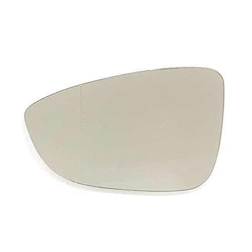 JUNYEW Flügel Spiegelglas Ersatz für CC 2009-2018,Umkehrlinse Rückfahrglas Spiegel mit Heizfunktion/Spiegelglas Links Rechts mit Trägerplatte,Left von JUNYEW