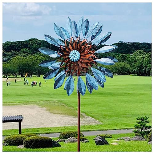 WindräDer Aus Metall FüR Den Garten, 213cm Groß Windrad Garten Metall Gross XXL, 360° Grad Drehbar WindräDer FüR Balkon, FüR Terrasse Und Garten WindräDer Aus Metall FüR Den Garten, 213cm Groß Windrad Garten Metall Gross XXL, 360° Grad Drehbar WindräDer FüR Balkon, FüR Terrasse Und Garten von JUNZAI