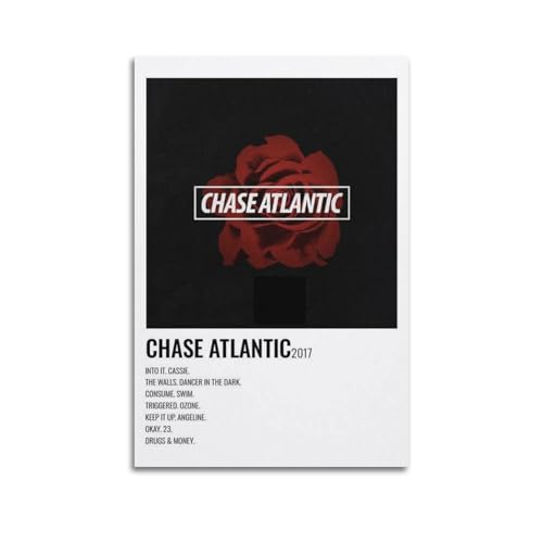 JUNZHAN Chase Atlantic Album-Kunst-Wandposter, 40 x 60 cm, ungerahmt – Dekoration für Bar und Restaurant von JUNZHAN