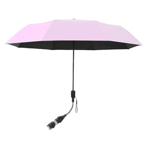 JUOPZKENN JUOPZKE Sonnenschutz-Regenschirm, Universeller Sonnenschirm, Kinderwagen-Regenschirm, Sonnenschutz, Strandkorb-Regenschirm, Tragbarer Outdoor-Regenschirm für Fahrrad, 360 Grad Drehbarer(#3) von JUOPZKENN