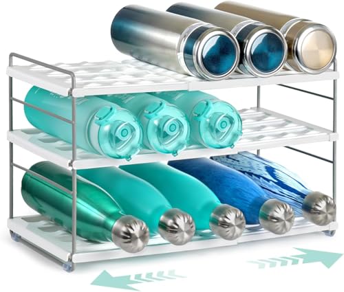 JUPELI Flaschen Organizer verstellbar – Flaschenhalter & Flaschenregal für Wasserflaschen, Thermosflaschen –Weinregale, JUPELI Flaschen Organizer verstellbar – Flaschenhalter & Flaschenregal für Wasserflaschen, Thermosflaschen –Weinregale, von JUPELI