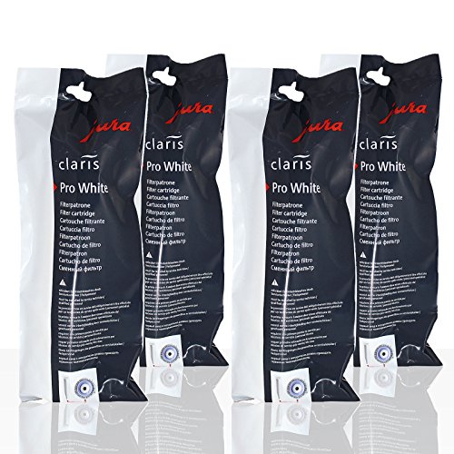 Unbekannt Jura Filterpatronen Claris Pro White, 68653 ? 4 Stück von JURA