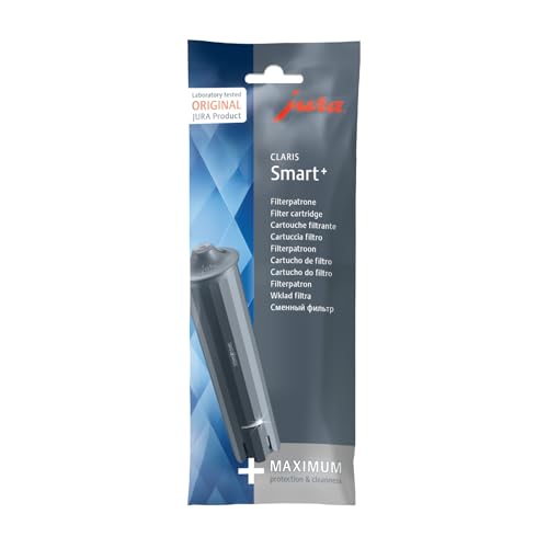 JURA original - CLARIS Smart+ Filterpatrone mit automatischer Filtererkennung - TÜV-zertifizierte Hygiene - 1er-Pack - 24232, Grau von JURA