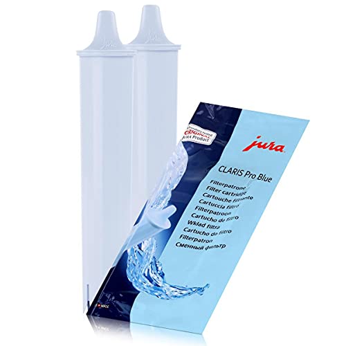 Jura Claris Pro Blue 71702 Wasserfilter Filterpatrone - Für Professional-Vollautomaten ohne I.W.S. (2er Pack) von JURA
