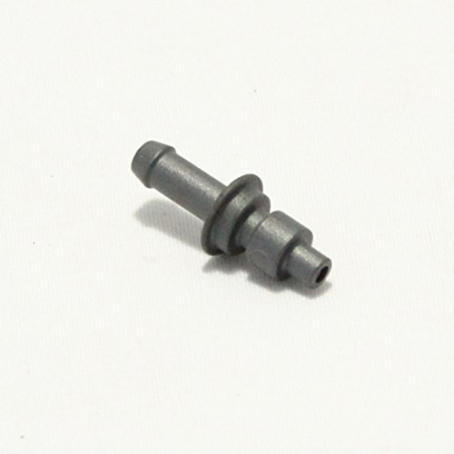 JURA Nippel von Druckschlauchanschluss auf Gewebeschlauch, Edelstahl, Grau, 1 Stück, Schlauchanschlussnippel, Kaffeemaschinen-Hosenschlauchanschluss, Connector, Kaffeevollautomaten-Wartung, Reparatur von JURA