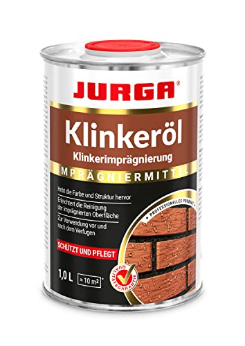 JURGA 02.01.14.01.10.00.25 1 L KLINKERÖL, Klinkerimprägnierung, 1L, Transparent von JURGA