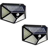 100LED Solarleuchte IP65 Wasserdicht für den Außenbereich - 2er-Pack von JUSCH