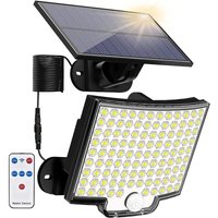 106LED Solarleuchte 4 Modi IP65 5M Bewegungssensor - 1 Packung von JUSCH