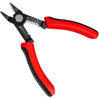 2-in-1-Drahtschneider, 14 cm, Abisolierzange für elektrische Kabel 10–20 AWG (0,8 mm–2,6 mm), Abisolierzange zum Schneiden von weichen Kupfer- oder von JUSCH