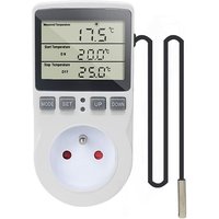 220 V Digitaler Temperaturregler Thermostat Steckdose Heizung Kühlung mit Sonde, LCD Temperaturregler Steckdose für Kühlschrank Inkubator Gewächshaus 220 V Digitaler Temperaturregler Thermostat Steckdose Heizung Kühlung mit Sonde, LCD Temperaturregler Steckdose für Kühlschrank Inkubator Gewächshaus von JUSCH