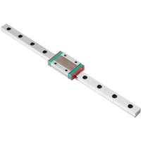 250 mm Linearschienenführung, Walfront Lineargleitführung mit Schlittenblock für DIY-3D-Drucker und CNC-Maschine (250 mm) von JUSCH