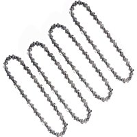 Jusch - 4 Stück Kettensägenketten 6 Zoll 1/4 Zoll kompatible Mini-Akku-Elektrokettensägen 6 Zoll 37 Treibglieder 15 cm von JUSCH