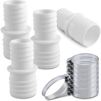 4-teiliger Pool-Schlauchverbinder, Schlauchverbinder mit Klemmen, 32 mm bis 38 mm Pool-Anschlussadapter, Pool-Schlauchadapter, Schlauchadapter 4-teiliger Pool-Schlauchverbinder, Schlauchverbinder mit Klemmen, 32 mm bis 38 mm Pool-Anschlussadapter, Pool-Schlauchadapter, Schlauchadapter von JUSCH