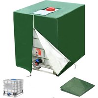 Abdeckung für 1000L IBC-Tank, Schutzhülle, Anti-UV-Anti-Staub-IBC-Tankbehälterabdeckung, Schutzhülle, wasserdicht, (120 x 100 x 116 cm) von JUSCH