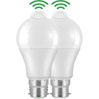 B22 Bajonett-LED-Glühbirne mit Bewegungsmelder, 12 W, 1020 lm, Kaltweiß 6000 K, CIR 85, IP42 wasserdicht, energiesparend, nicht dimmbar, Glühbirne B22 Bajonett-LED-Glühbirne mit Bewegungsmelder, 12 W, 1020 lm, Kaltweiß 6000 K, CIR 85, IP42 wasserdicht, energiesparend, nicht dimmbar, Glühbirne von JUSCH