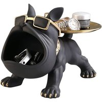 Bulldoggenfigur, Schlüsselschale der französischen Bulldogge, Aufbewahrungsbox für Schmuck, moderne Skulptur, Dekoration für Flur, Wohnzimmer Bulldoggenfigur, Schlüsselschale der französischen Bulldogge, Aufbewahrungsbox für Schmuck, moderne Skulptur, Dekoration für Flur, Wohnzimmer von JUSCH