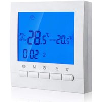 Jusch - Digitaler Heizungsthermostat 2-Draht-Anschluss mit Programmierung für 6 Arbeitstage und 2 Wochenendperioden (kostenloses Sondenkabel) von JUSCH
