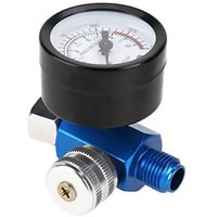 Farbpistolen-Druckmessgerät, Farbpistolen-Druckregler, 1/4 Zoll Farbpistolen-Luftdruckregler-Messgerät Druckluftwerkzeug-Zubehör Farbpistolen-Druckmessgerät, Farbpistolen-Druckregler, 1/4 Zoll Farbpistolen-Luftdruckregler-Messgerät Druckluftwerkzeug-Zubehör von JUSCH