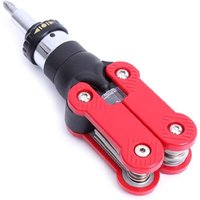 15-in-1 Ratschen-Schraubendreher-Set – Ratschen-Drehmomentschraubendreher aus Vanadium-Stahllegierung – tragbares Trainingswerkzeug-Set – von JUSCH