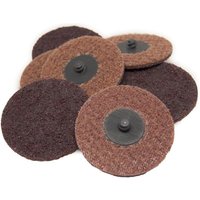 3-Zoll-Schnellwechsel-Oberflächeneinstellungsscheiben aus Nylon zum Schleifen und Polieren von Farbe. Männliche R-förmige Halterungen zur Verwendung von JUSCH