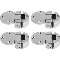 Jusch - 90-Grad-Klappenscharnier 30 mm für Deckel, Möbelscharniere, Falttürbeschläge, Gehrungsscharnier für Schranktüren, unsichtbare Küche, 4er-Set von JUSCH