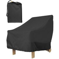 Gartenmöbel-Abdeckung, Gartenstuhl mit tiefer Sitzfläche, 210D wasserdichte Abdeckung für Terrassenstühle, winddicht und UV-beständig, mit Gartenmöbel-Abdeckung, Gartenstuhl mit tiefer Sitzfläche, 210D wasserdichte Abdeckung für Terrassenstühle, winddicht und UV-beständig, mit von JUSCH
