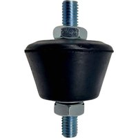 Jusch - Konischer Silentblock für M8-Klimaanlage Antivibrationsfuß mit Muttern und Unterlegscheiben Los 4 Silentblock M8 Wandhalterung für reversible von JUSCH