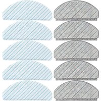 Packung mit 10 Tüchern für Roboterstaubsauger, mehrfarbig von JUSCH