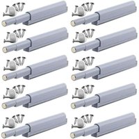 Jusch - Push-to-open-Magnetverschlüsse Magnetische Push-open-Verschlüsse öffnen und schließen die Tür mit einem einfachen Druck (10 Stück) von JUSCH