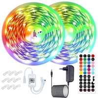 RGB-LED-Streifen-Set, 30 Meter, Bluetooth-APP-Steuerung, mit 44 Tasten, smd 5050,12 v, mehrfarbig von JUSCH