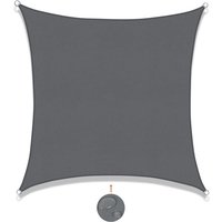 Jusch - Rechteckiges Sonnensegel, 4 x 4 m, wasserdichtes Sonnensegel, UV-Schutz von JUSCH