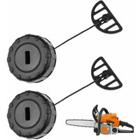 Jusch - Tankdeckel & Öldeckel für stihl 017 018 MS170 MS180 Kettensäge, 2 Stück von JUSCH