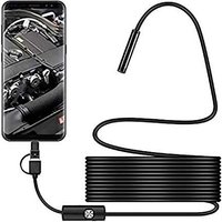 Jusch - USB-Schlangeninspektionskamera, 2,0 mp IP67 wasserdichtes USB-C-Endoskop, Typ-C-Kamera mit 8 einstellbaren LED-Leuchten für Android, pc von JUSCH
